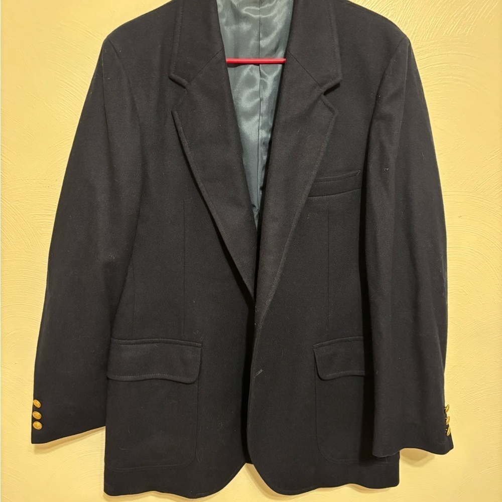 Vintage Pendleton Wool Blazer Men’s 42 Made in USA Navy Sport Coat